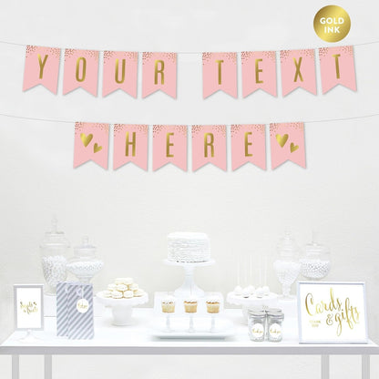 Andaz Press Blush Pink and Metallic Gold Confetti Polka Dots Bachelorette Party Bridal Shower Collection, Scavenger Hunt Game Cards, 20-Pack