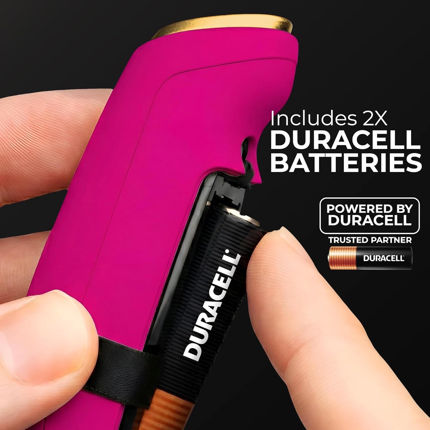 Zulay Kitchen Powerful Milk Frother Wand With Duracell Batteries - Ultra Fast Handheld Drink Mixer - Electric Whisk Foam Maker for Coffee, Lattes, Cappuccino & Matcha - Z1 Motor - Black - Colors B