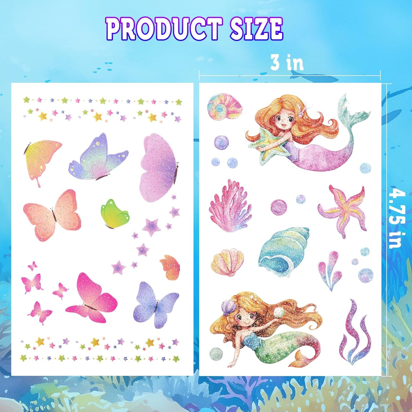 Ozepao Dinosaur Glitter Temporary Tattoos for Kids - 160 Styles - Dino Party Favors, Birthday Party Supplies, T-rex Decorations
