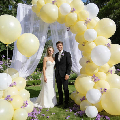 110pcs Black Balloon 12 inch, Black Latex Balloons for Birthday Party Baby Shower Wedding(with 2 Ribbons). - Colors A