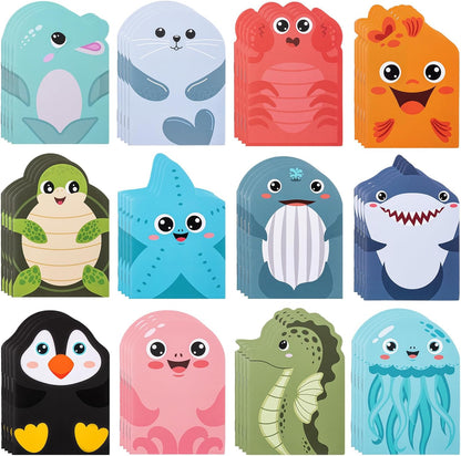 Maxdot 48 Pcs Farm Animals Mini Notebooks Bulk Party Favors Gift Small Cute Pocket Notepads with 20 Sheets, Gifts for Birthday, Back to School Party Classroom Prizes Gift