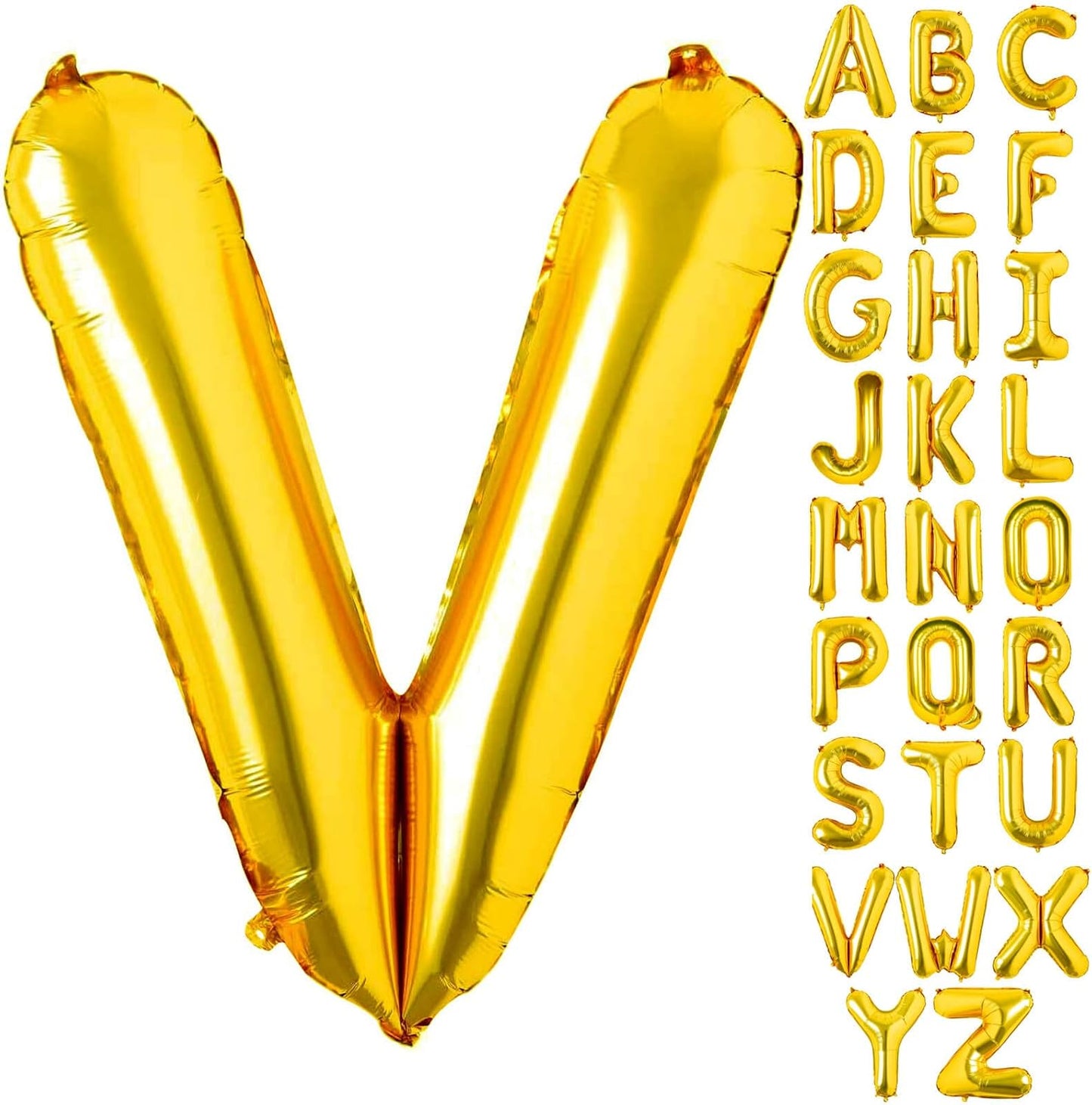 Lovoir 40 Inch Large Gold Letter A Balloons Big Size Jumbo Mylar Foil Helium Balloon for Birthday Party Celebration Decorations Alphabet Gold A