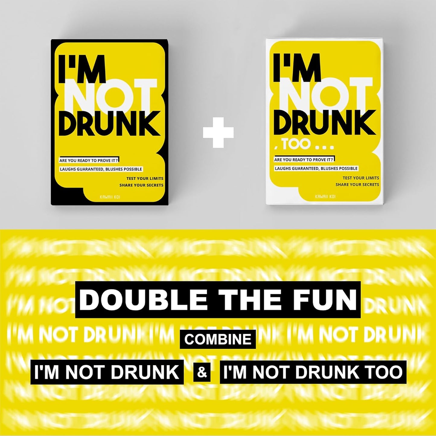KAWAII KOI I’M NOT Drunk – Party Drinking Card Game for Game Night & Parties, Funny Party Game for Adults, Perfect for 21st Birthday & Bachelorette Parties