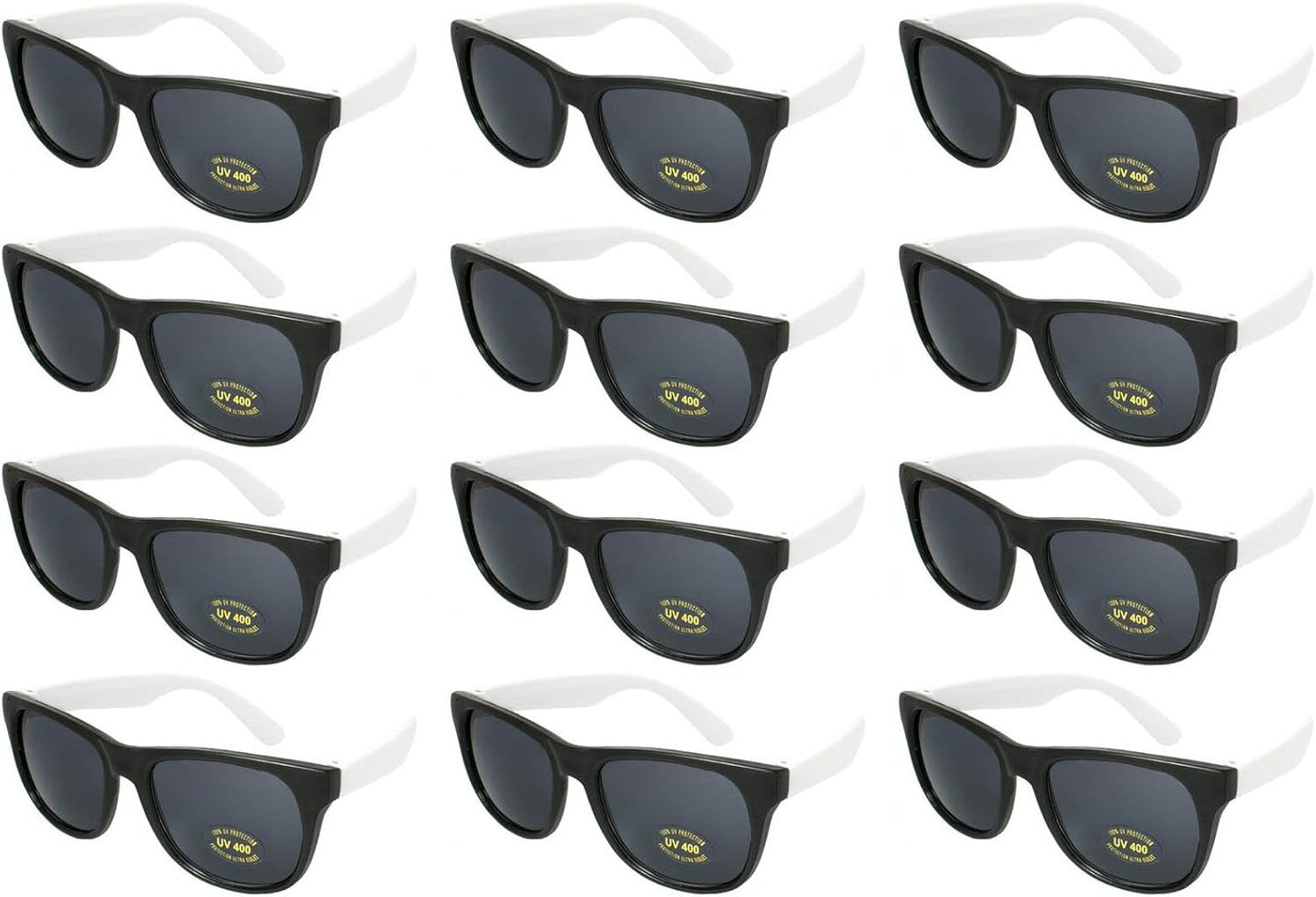 EDGEIWEAR 80s Neon Party Sunglasses for Adult Party Favors with CPSIA certified-Lead(Pb) Content Free