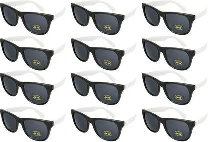 EDGEIWEAR 80s Neon Party Sunglasses for Adult Party Favors with CPSIA certified-Lead(Pb) Content Free