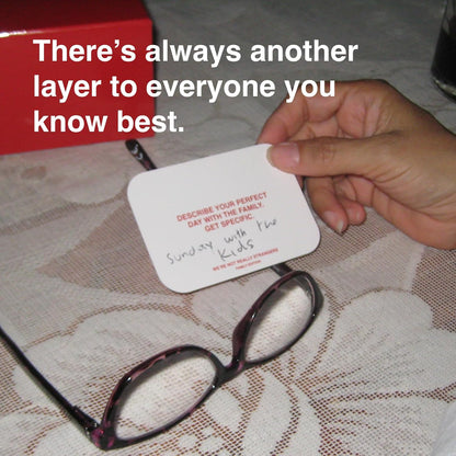 WE'RE NOT REALLY STRANGERS Card Game - 150 Conversation Cards for Adults, Teens, Couples, & Strangers - Icebreaker Questions for Game Night or Date Night, Ages 15+, 2-6 Players