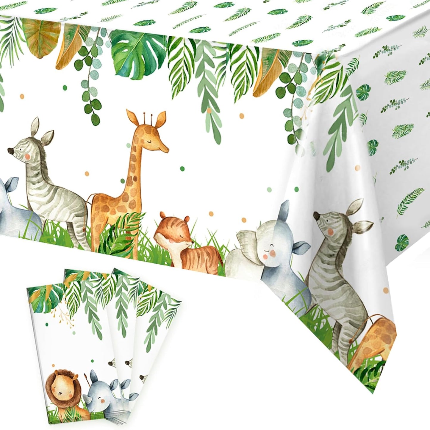 Staraise 3PCS Unicorns Tablecloths for Birthday Decoration, Unicorn Party Decorations Pastel Rainbow DisposableTable Covers for Kids Girls Baby Shower Birthday Party Supplies, 51.2X 86.6inch