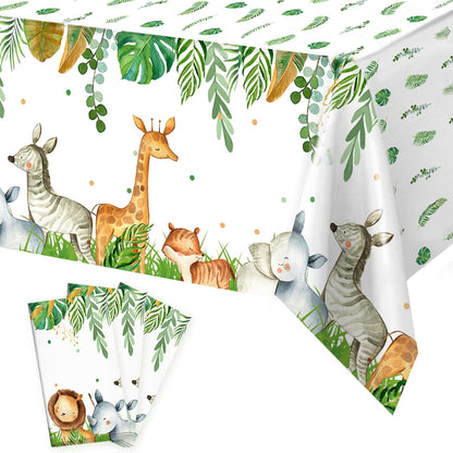 Staraise 3PCS Unicorns Tablecloths for Birthday Decoration, Unicorn Party Decorations Pastel Rainbow DisposableTable Covers for Kids Girls Baby Shower Birthday Party Supplies, 51.2X 86.6inch