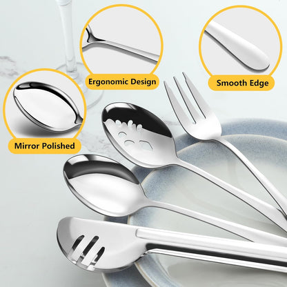 Pleafind 16 PCS Mini Serving Tongs - 4.3 inch, Food-Grade 18/8 Stainless Steel Mini Tongs, Mirror-polished Charcuterie Accessories for Coffee shops, tea party, bars, Sugar and Ice Bucket