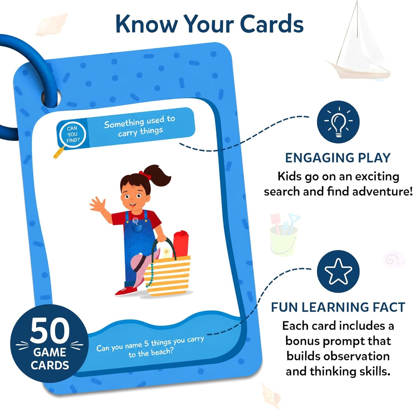 Skillmatics Outdoor Scavenger Hunt Card Game - Found It, Learning Toys, Educational Game Collections, Gifts for Kids, Boys, Girls and Families, for Ages 4, 5, 6, 7, Perfect for Home, School, Playdates