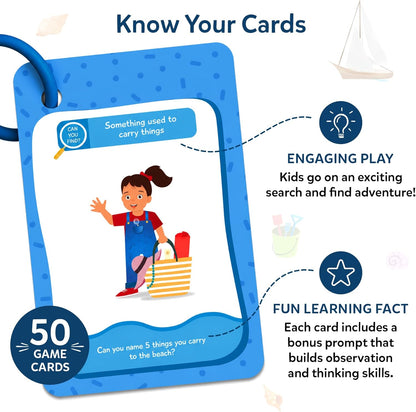 Skillmatics Outdoor Scavenger Hunt Card Game - Found It, Learning Toys, Educational Game Collections, Gifts for Kids, Boys, Girls and Families, for Ages 4, 5, 6, 7, Perfect for Home, School, Playdates