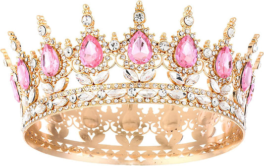 Crown Tiaras for Women Queen Princess Crowns Crystal Corona Para Pastel for Cake Bridal Birthday Party
