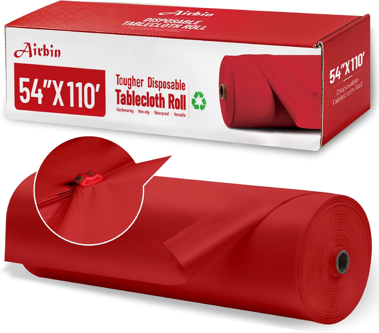 Plastic Table Cloth, 310 Ft X 54 in Disposable Tablecloth White Plastic Tablecloth with Any Cut Sliding Cutters Premium Table Cover Roll for Picnics, Parties, Birthdays, Weddings