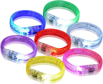 M.best 112pcs Glow Bracelets Glow in The Dark Party Supplies Bracelets Toys for Kids Birthday Halloween Christmas Party Favors