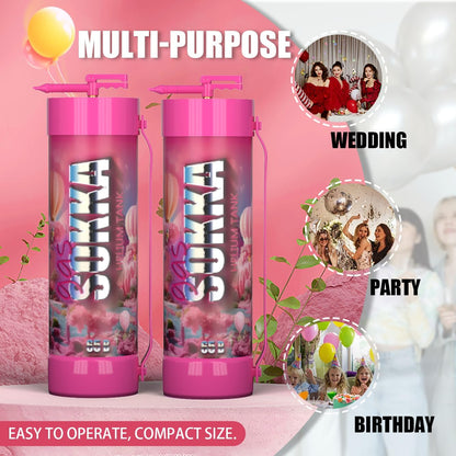 SOKKA Disposable Helium Tank for Balloons - Portable Helium Cylinder Fills 100+ Balloons, for Parties Weddings Birthdays Decorations