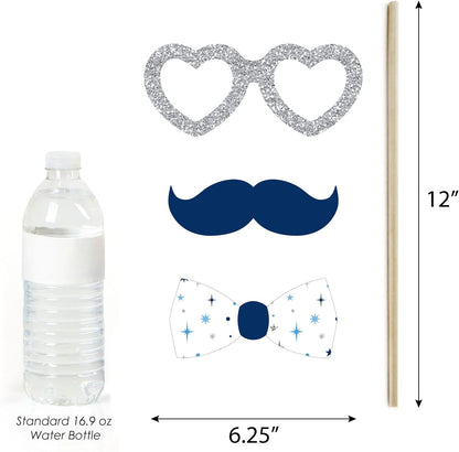 Big Dot of Happiness Prom - Photo Booth Props Kit, Dance Decorations, Photography Accessories, Party Decor- 20 Piece set