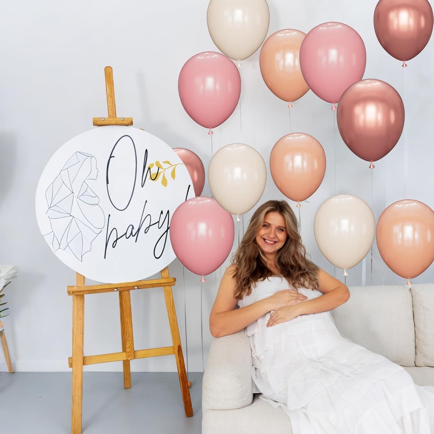 68Pcs Pink and Purple Balloons 12 Inch Metallic Purple Pink Latex Balloon Confetti ballons with Ribbons Party Balloons for Wedding Girls Birthday Baby Shower Decorations.