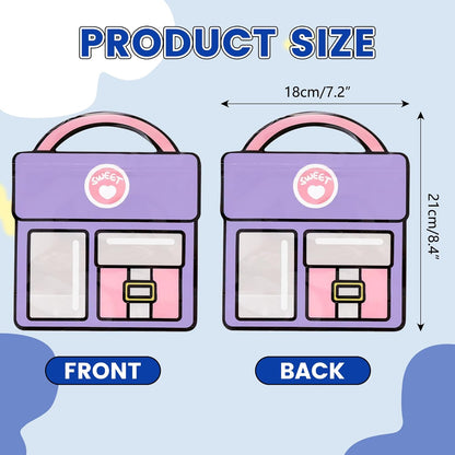 30 PCS Bulk Gift Bags for Kids with Handle,Children Large Goodie Bags with Stand-up Bottom, Grip Seal Party Favor Bag, Students Back to School Treat Bag, Cute Snack Candy Bags for Birthday, Classroom