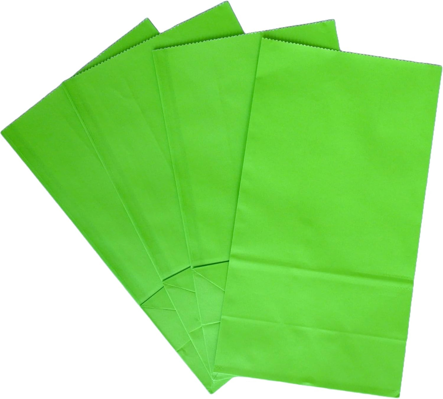 Partay Shenanigans Party Favor Bags - 50 Pack Kraft Paper Goodie Gift Lunch Treat Bags - Party Supplies for Theme Kids Birthday - 5"x3"x9" (Baby Blue)