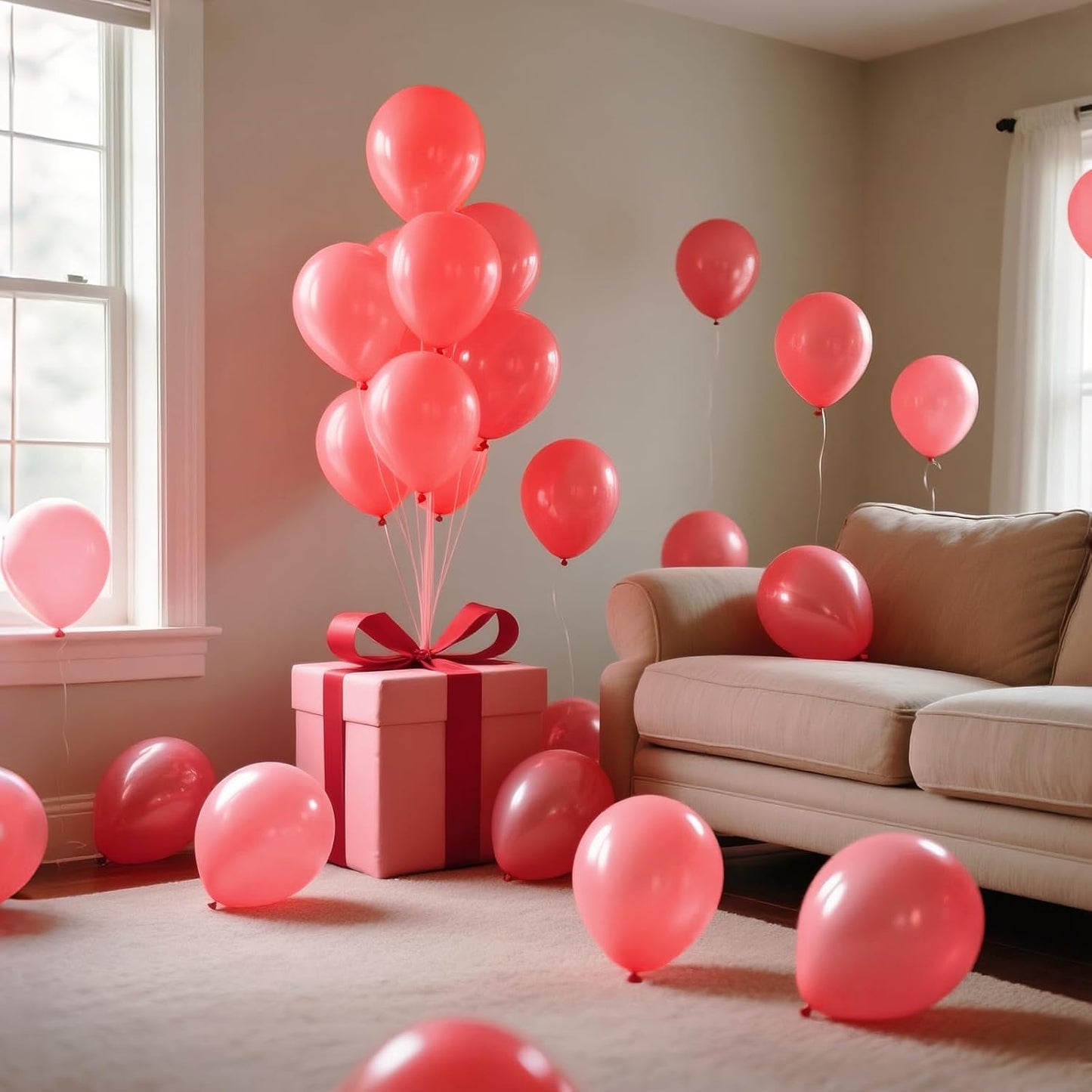 110pcs Black Balloon 12 inch, Black Latex Balloons for Birthday Party Baby Shower Wedding(with 2 Ribbons). - Colors B