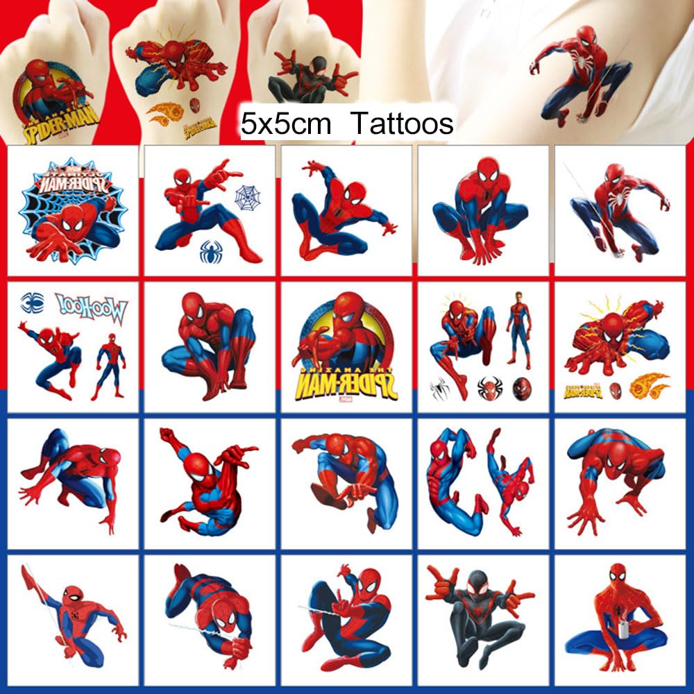 20 Sheets Cute Pokemon Temporary Tattoos for Adult, Cool Cartoon Decoration Sticker Gifts for Teen Activity Prizes Carnival Christmas Rewards