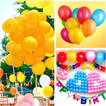 110pcs Black Balloon 12 inch, Black Latex Balloons for Birthday Party Baby Shower Wedding(with 2 Ribbons). - Colors A
