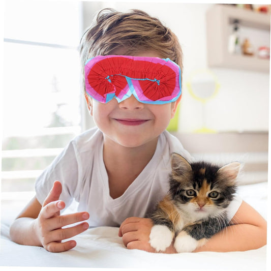 minkissy 2pcs Pinata Eye Masks Fun Party Props for Birthday and Fiesta Games Lightweight Blindfolds for Pinata Activities for Celebrations