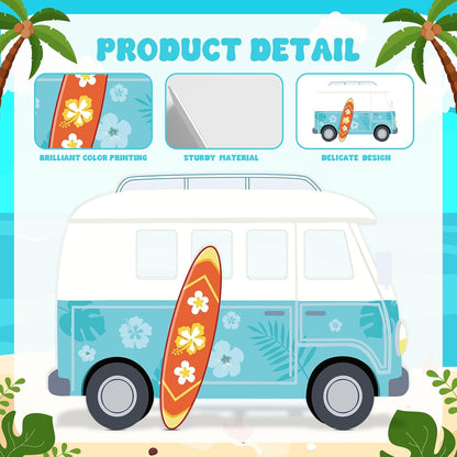 6.6 Feet School Bus Photo Prop Cardboard Cutout Selfie Frame Life Size Graduation Party Decor End of Year Photo Booth Stand Up Welcome Back Party Backdrop for Students Teacher Classroom Decoration