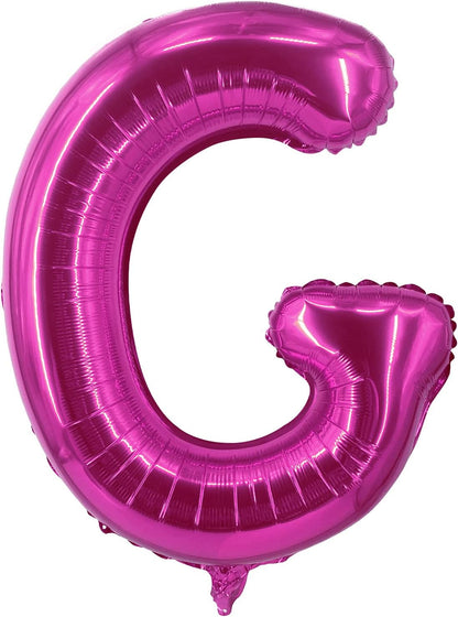 Lovoir 40 Inch Large Hot Pink Letter A Balloons Big Size Jumbo Mylar Foil Helium Balloon for Birthday Party Celebration Decorations Alphabet Hot Pink A