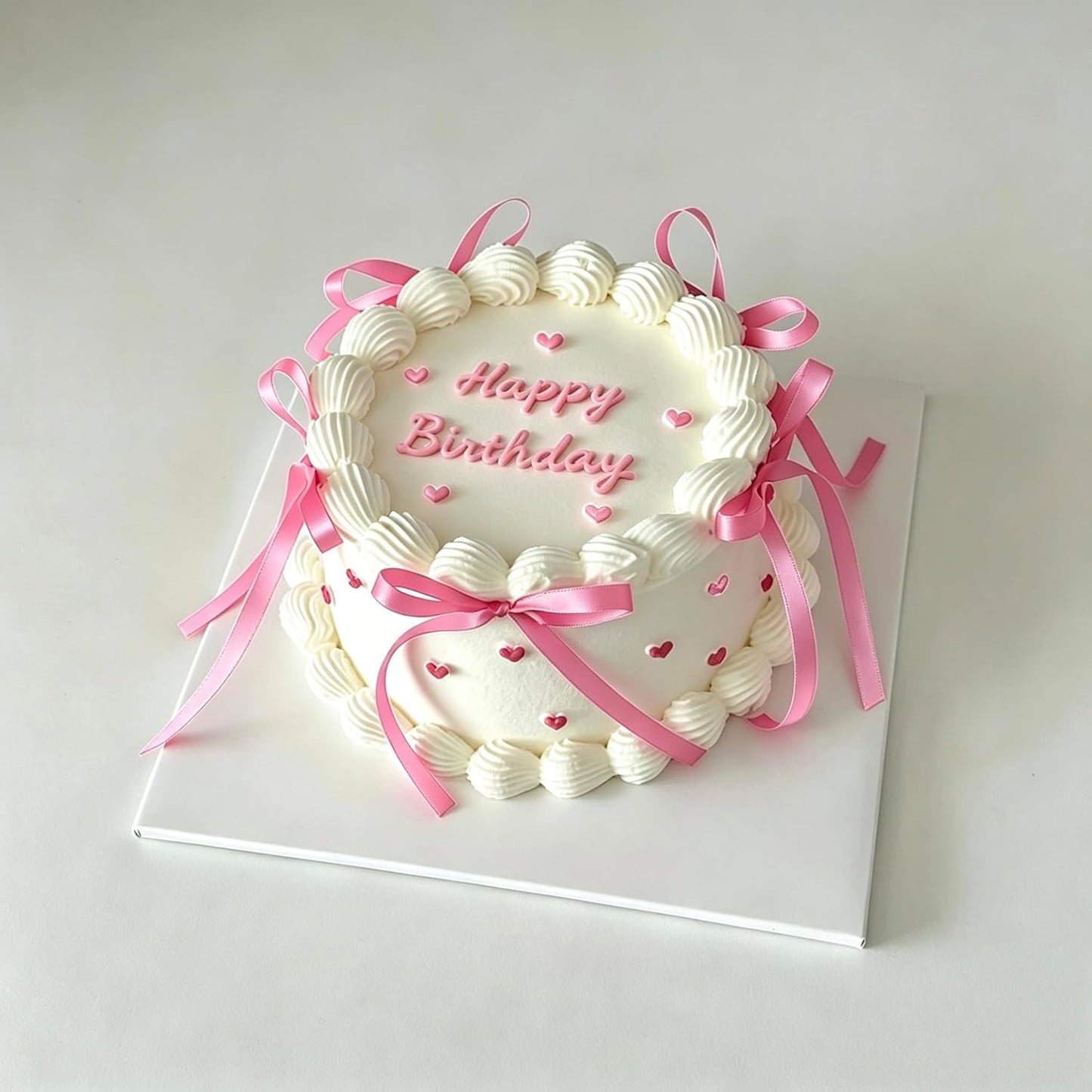 20 Pack Bow Cupcake Toppers Birthday Bowknot Ribbons Coquette Light Pink Bow High Footed Cup Balloon Wall Party Decorations Bridal Cake Dessert Picks Baby Girl Boy Wedding Party Supplies
