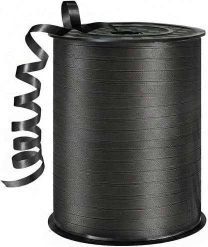 500 Yards Curling Ribbon， Black Balloon String Ribbon，for Gift Wrapping，Party Decoration, Wedding,Birthday，Art Crafts, Florist Flower