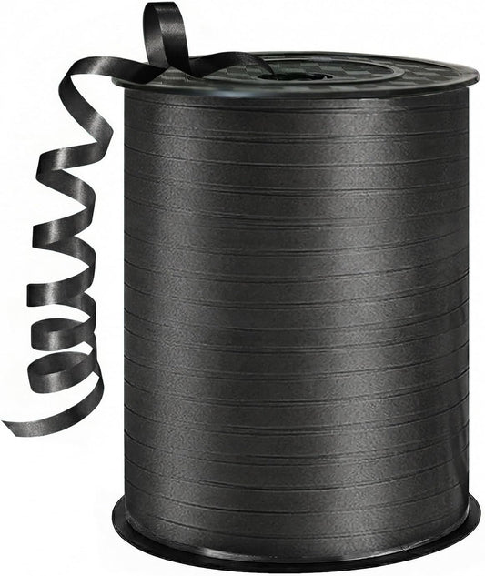 500 Yards Curling Ribbon， Black Balloon String Ribbon，for Gift Wrapping，Party Decoration, Wedding,Birthday，Art Crafts, Florist Flower