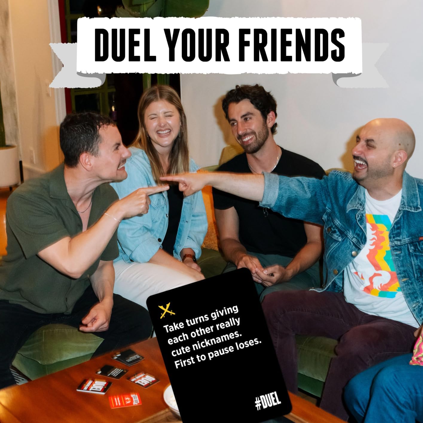DSS Games Duel: A Drinking Game [Duel Your Friends & Complete Challenges | Funny Party Card Game for Adults | Great for Pregames, Parties, 21st Birthday Gifts, Bachelorettes, College and Big Groups]