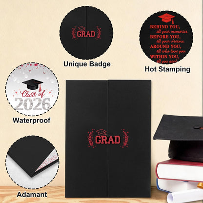 QIYANPAX Graduation Guest Book 2026, Blue and Gold Graduation Decorations Class of 2026, Graduation Signature Book, Congrats Grad Guest Book Alternative, Unique Graduation Gifts