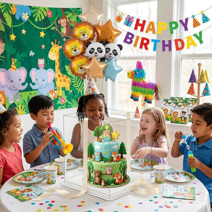5-Pack 12-Inch Large Square Cake Box (12'x12'x11' inch) | Elegant Clear Display with Silk Ribbon Grand Gift Presentation for Tiered Cakes, Special Occasions, and Weddings
