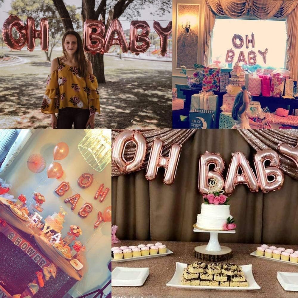 52 Pcs Gold Letter Balloons Foil Alphabet A to Z Balloons Personalized Phrase Banner for Birthday Shower Wedding Party Supplies Custom Balloon Decor 16 Inch