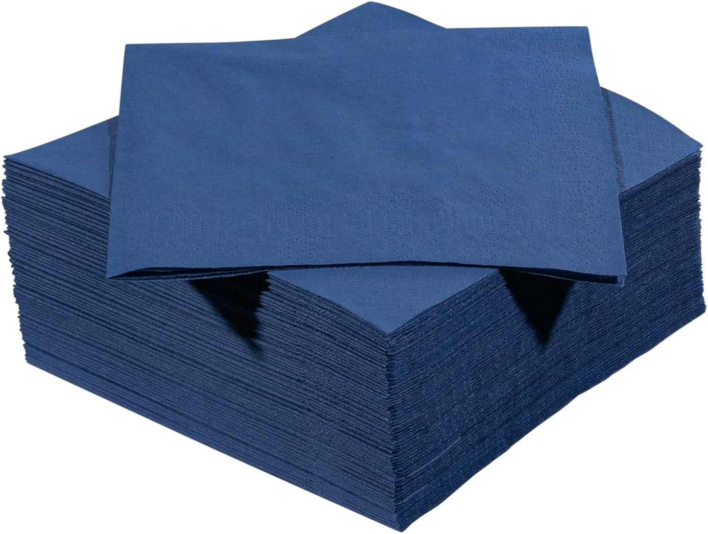 Black Beverage Napkins (300 Count) 2-Ply Disposable Cocktail Napkins for Bar, Weddings, Parties, Events, Premium Quality and EU Made