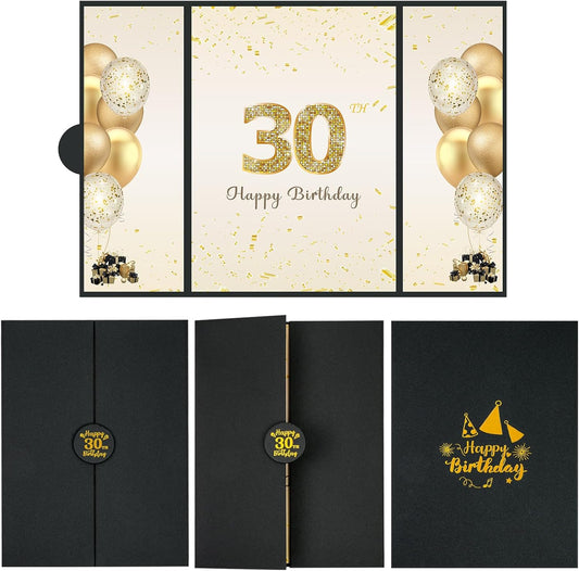 Happy Birthday Party Decorations Rose Gold Big Birthday Card Guest Book Signature Book Guestbook Great Birthday Gifts for Women Or Girls