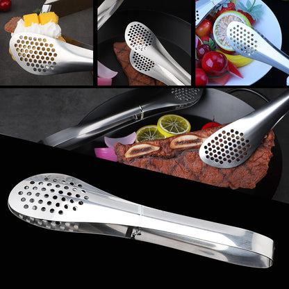 MSY BIGSUNNY 9 inch Buffet Tongs, Set of 2 Stainless Steel Food Serving Tongs