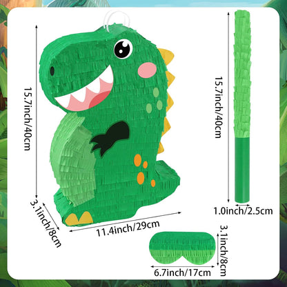 Hooqict Mexican Pinata with Blindfold and Bat Stick Party Pinata for Fiesta Carnival Cinco de Mayo Decorations Kids Adults Mexican Party Games Birthday Party Supplies