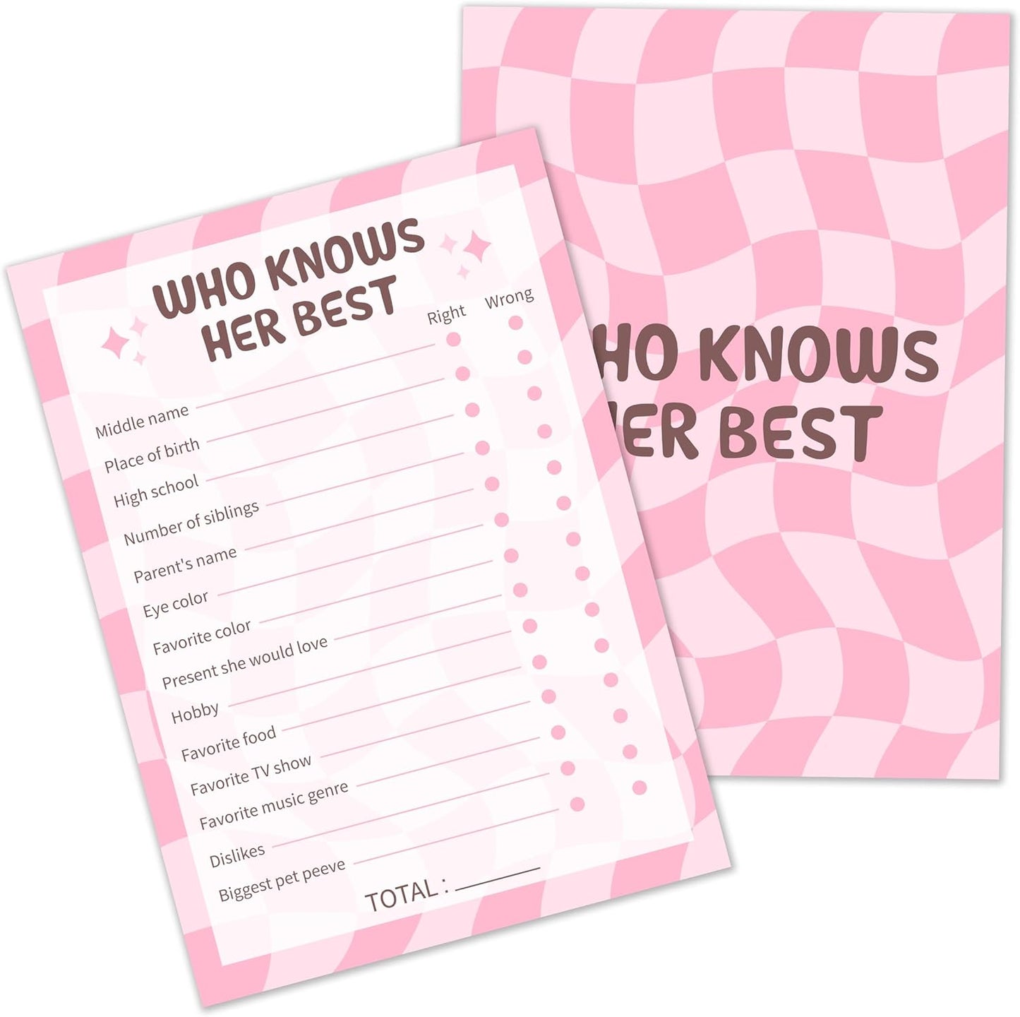 Selfie Scavenger Hunt Birthday Party Games Cards for Birthday Sleepover Slumber Party Pink Sweet Party Favors & Supplies Activity for Women Set of 20 - YY026