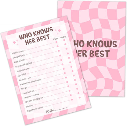 Selfie Scavenger Hunt Birthday Party Games Cards for Birthday Sleepover Slumber Party Pink Sweet Party Favors & Supplies Activity for Women Set of 20 - YY026