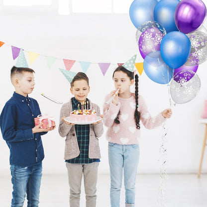 68Pcs Pink and Purple Balloons 12 Inch Metallic Purple Pink Latex Balloon Confetti ballons with Ribbons Party Balloons for Wedding Girls Birthday Baby Shower Decorations.