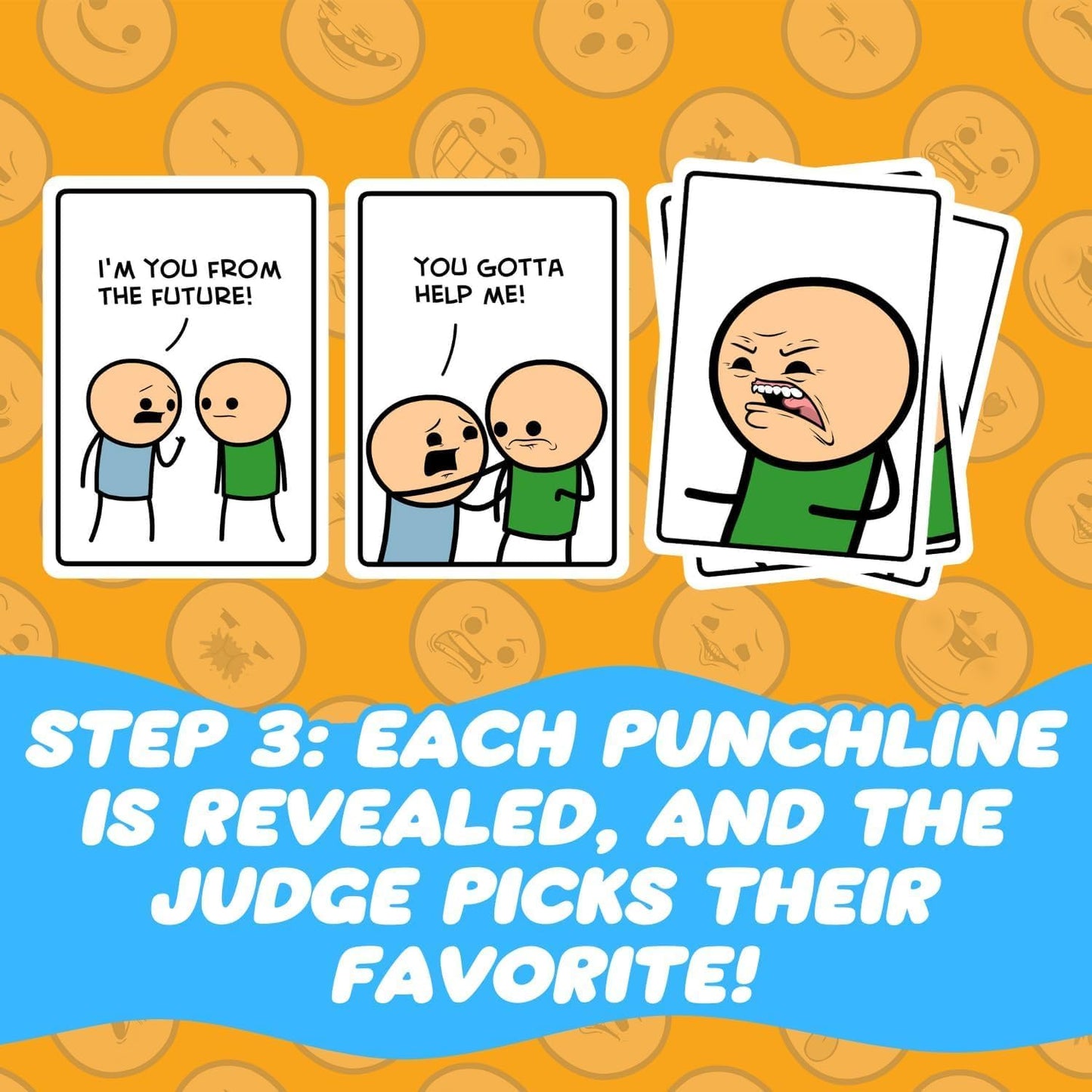 Joking Hazard by Cyanide & Happiness - 360+ Funny & Inappropriate Comic Cards, Hilarious Party Games | Includes Add-Your-Own-Words Cards