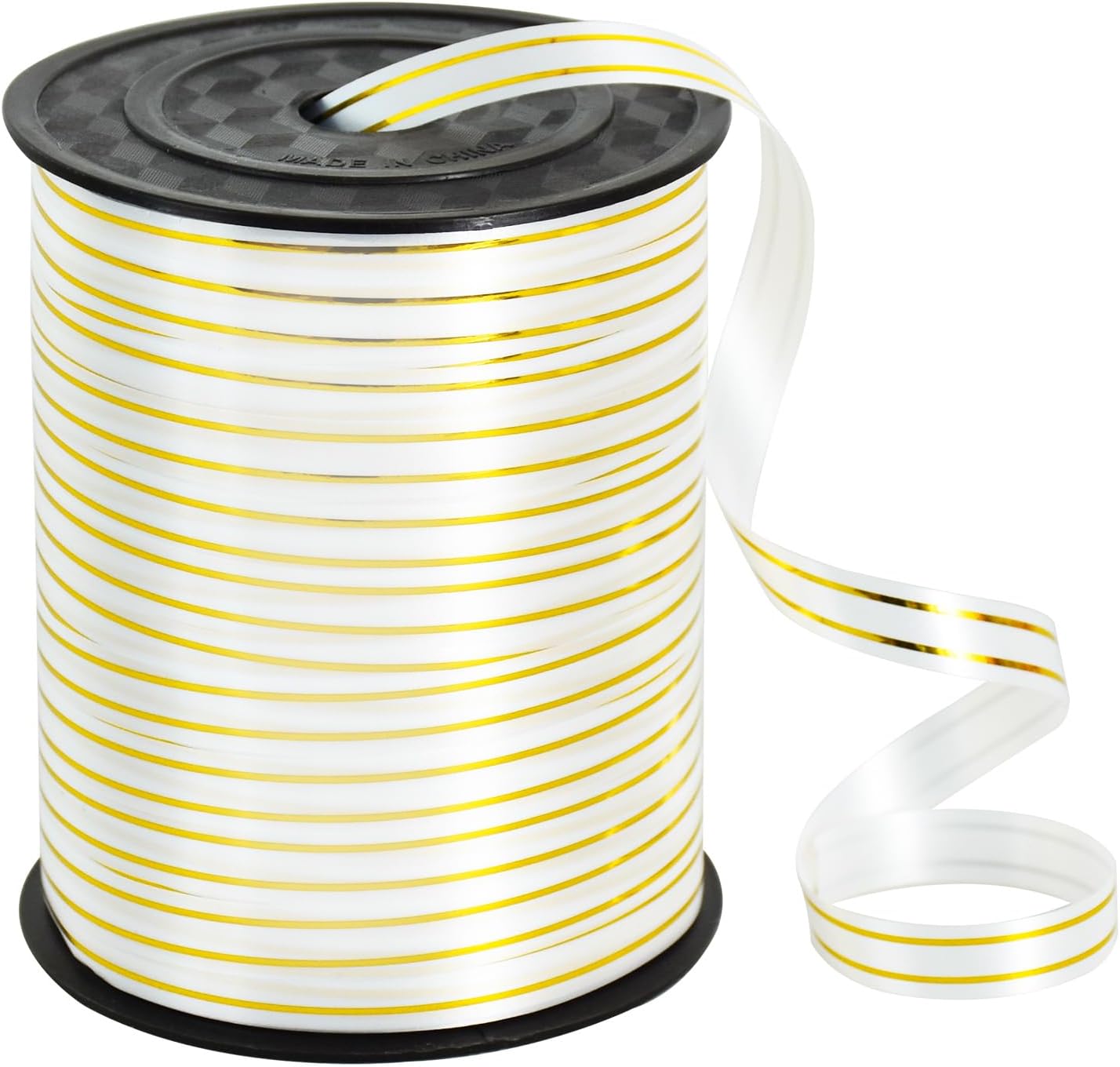 TONIFUL 500 Yards Curling Ribbon-Balloon Ribbon-Balloon String for Art&Craft Decor,Gift Wrapping,Ribbons and Bows for Christmas New Year Birthday Gifts (Silver)