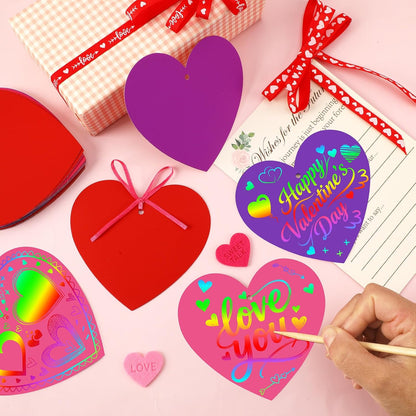 JULMELON 36 PCS Ocean Crafts, Rainbow Scratch Art Under The Sea Party Favors DIY Magic Color Summer Ocean Animals Scratch Cards for Summer Party Favors School Activities