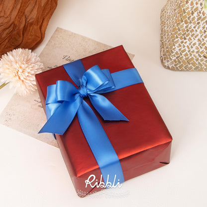 Ribbli Double Faced White Satin Ribbon,3/8” x Continuous 25 Yards,Fabric Ribbon use for Bows Bouquet,Gift Wrapping,Floral Arrangement