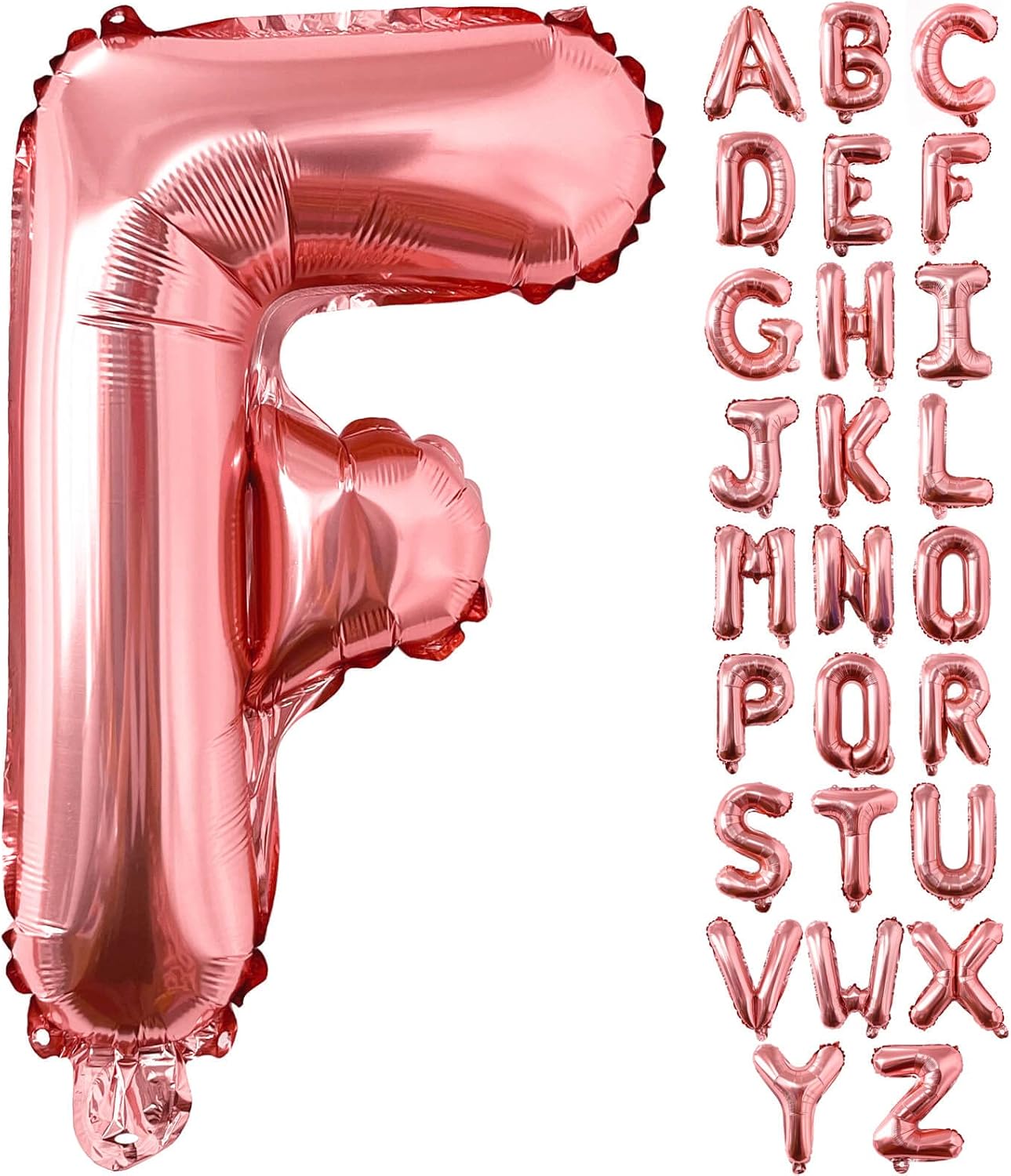 Lovoir 40 Inch Large Rose Gold Letter A Balloons Big Size Jumbo Mylar Foil Helium Balloon for Birthday Party Celebration Decorations Alphabet Rose Gold A