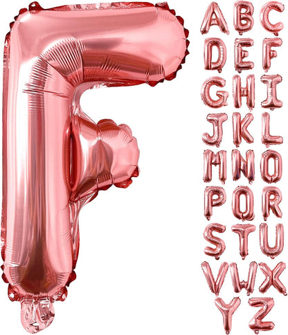Lovoir 40 Inch Large Rose Gold Letter A Balloons Big Size Jumbo Mylar Foil Helium Balloon for Birthday Party Celebration Decorations Alphabet Rose Gold A