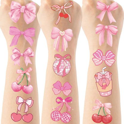 Gymnastic Temporary Tattoos Stickers - 200+ Sport Tattoo for Birthday Party Decorations, Dance Favors Supplies for Girls Boys, School Class Prize(8 Sheets)